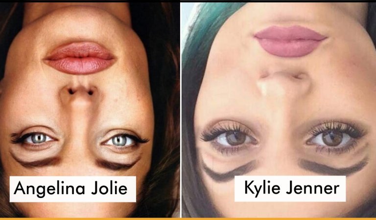 These Celebrity Pics Look Normal But Will Give You Chills When You Turn Your Phone Upside Down