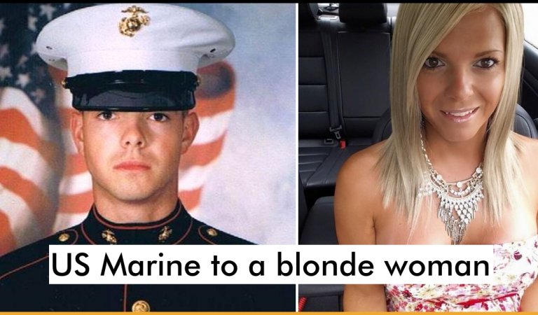 This Man From US Marine Finally Turned Himself Into A Blonde Woman After Years