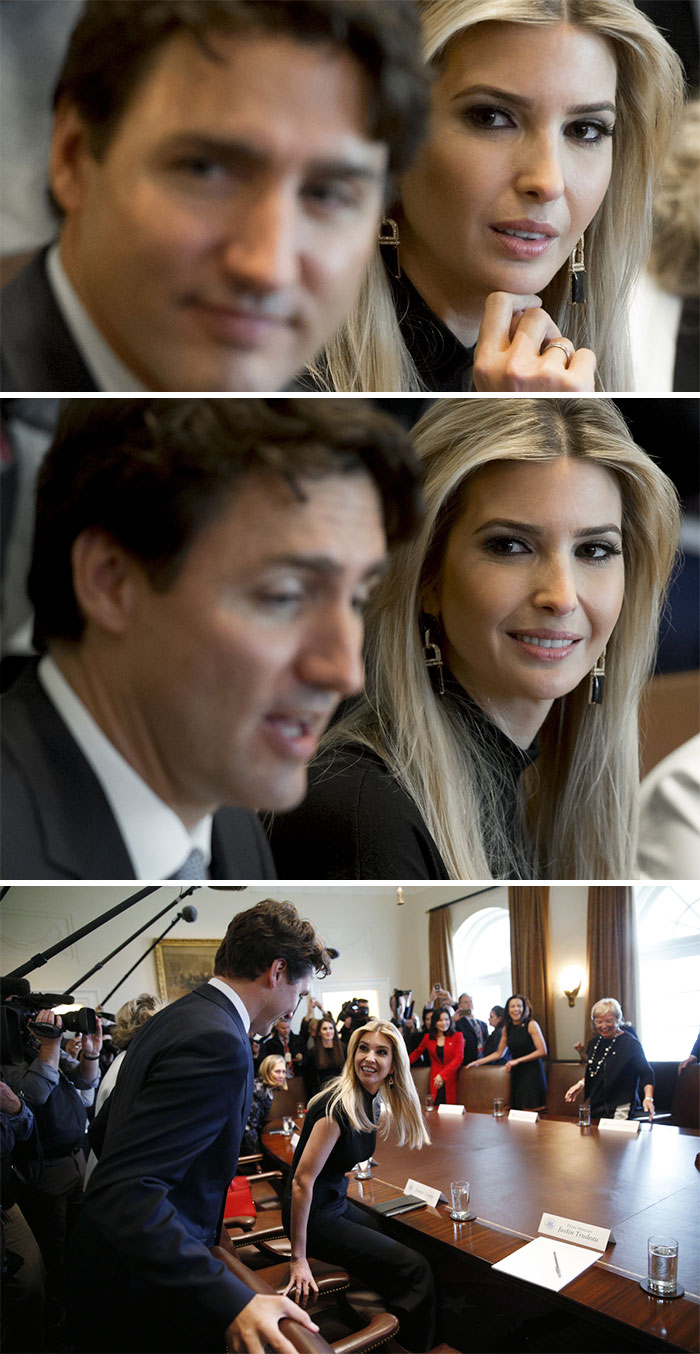 Celebrities Caught On Camera While Thirsting Over Canadian PM Justin Trudeau