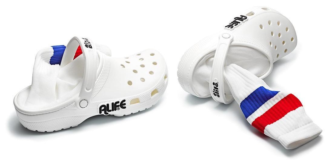 Alife Introduces Crocs With Socks Attached To It Especially For Summers