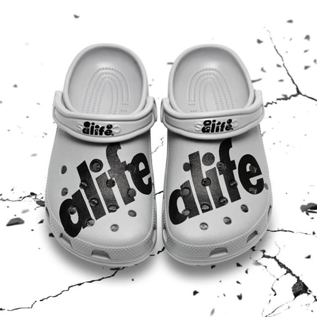 alife crocs with socks