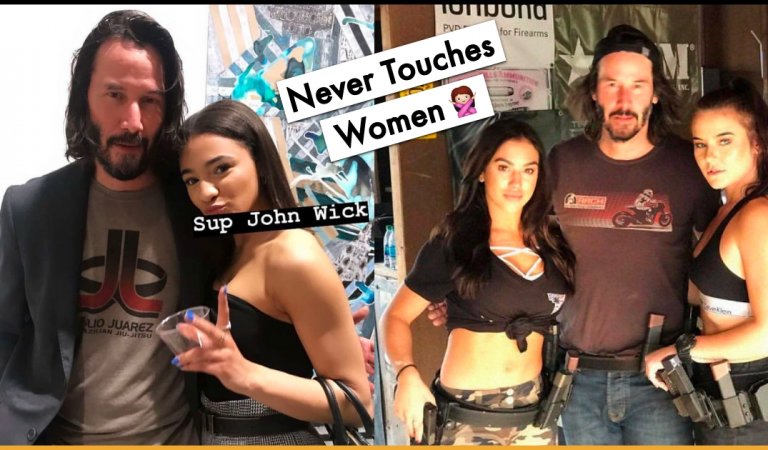 Keanu Reeves Never Touches Women In Pictures And It’s Just So Pure