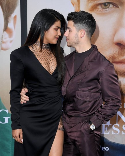 Priyanka Chopra Slayed In Black High Slit Gown At The Premiere Of Jonas Brothers' Documentary