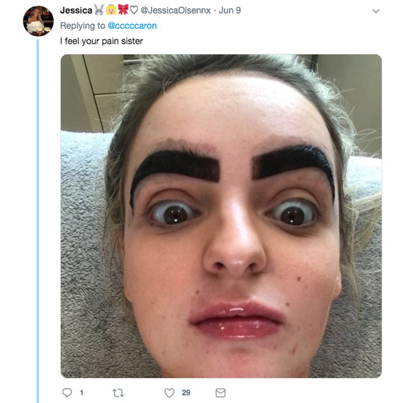 Fumbled Up Eyebrows Leaves Girl Looking Like A Lazytown Villain