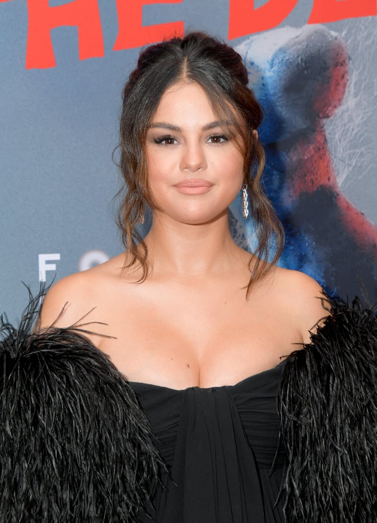 Selena Gomez Wore A Flirty Mini Black Dress At The Premiere Of The Dead Don't Die