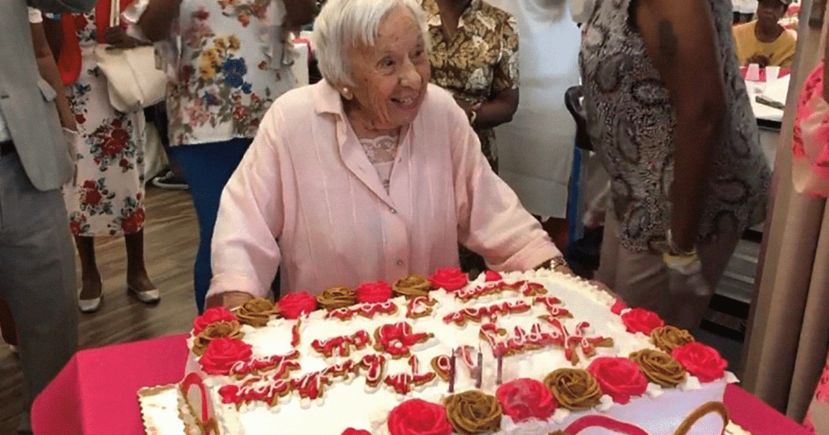 107-Year-Old Lady Reveals The Secret Of Her Stress-Free Long Life Is Never Getting Married 