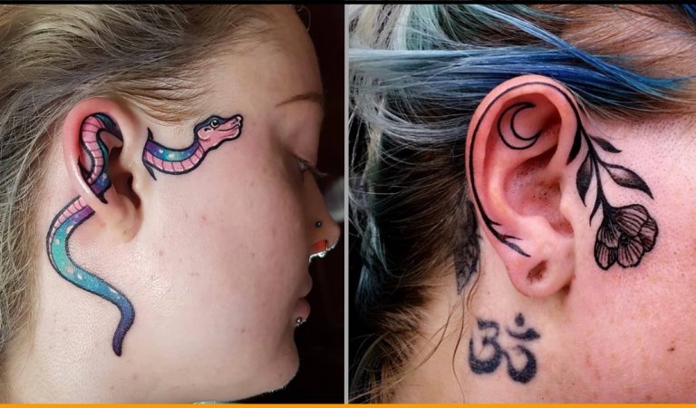 Ear Tattoo Designs To Get You Started With This New Domain Of Art