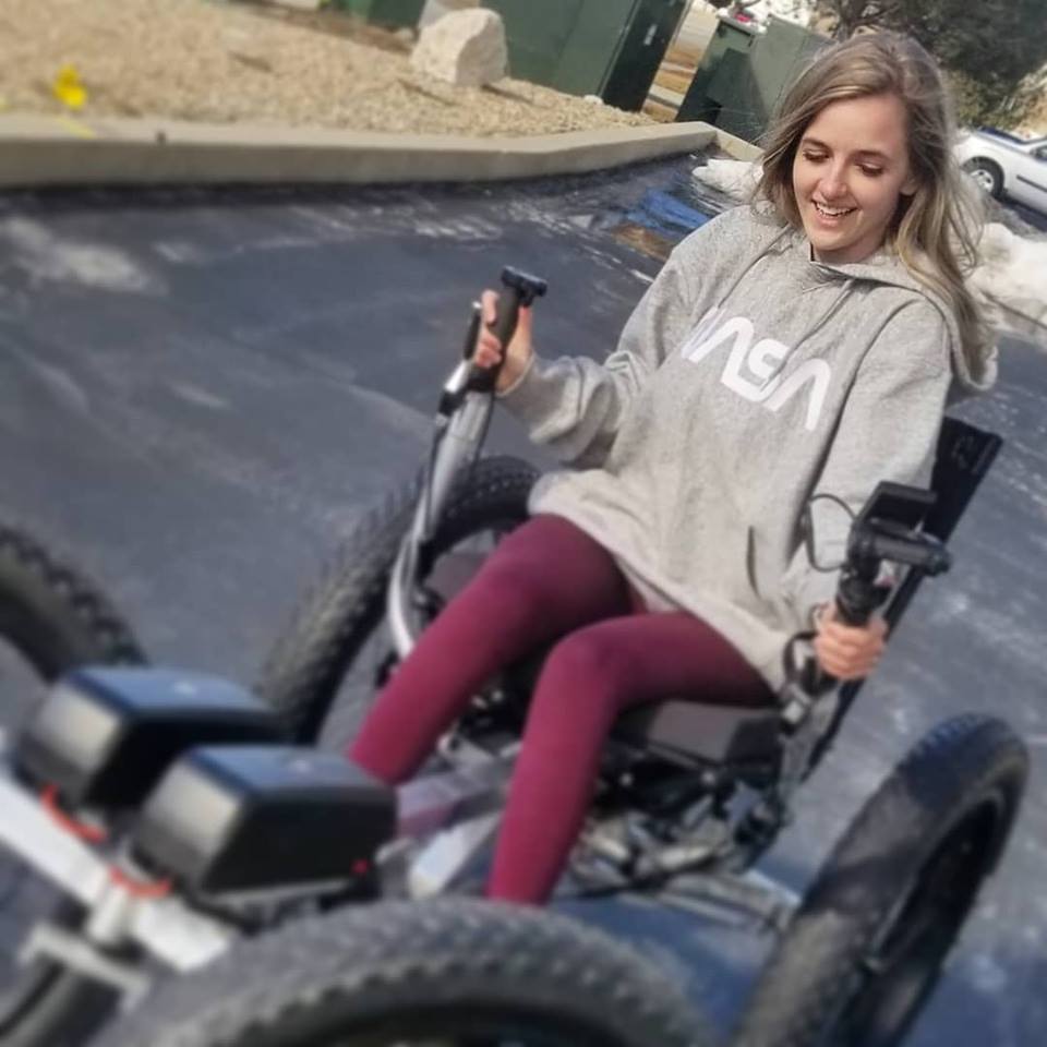 Youtuber's Girlfriend on a wheelchair 