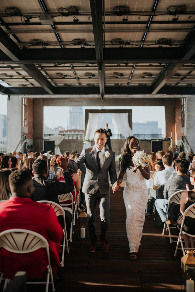 Man marries his girlfriend after three years of dating