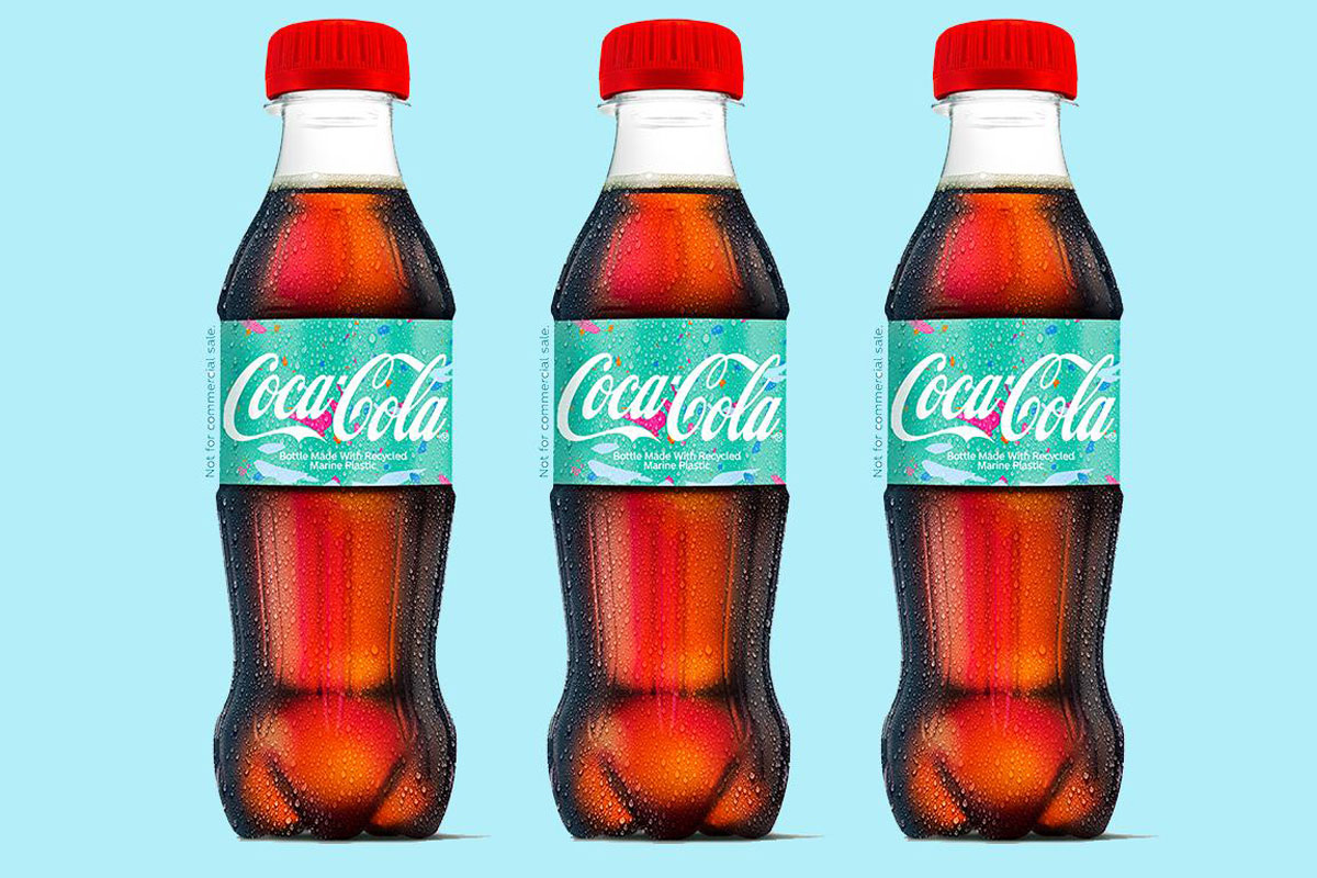Coca-Cola Making Green Bottles From Plastic Waste Of Oceans