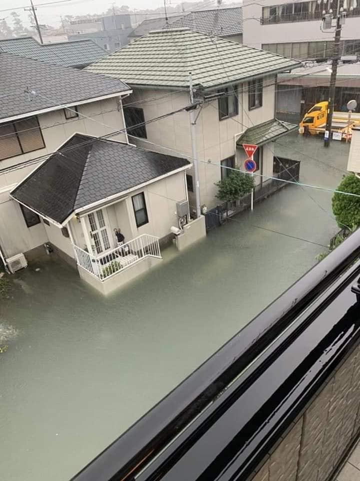 Streets In Japan Are So Clean, Even Floodwater Is Clear