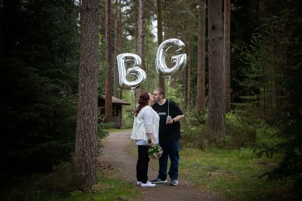 Couple Ties The Knot Wearing Jeans and Shirts To Show Weddings Don't Have To Be Expensive