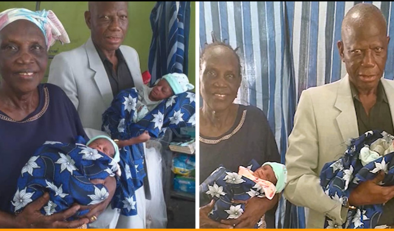 68-Year Old Woman In Nigeria Gives Birth To Twins After 46 Years of Trying
