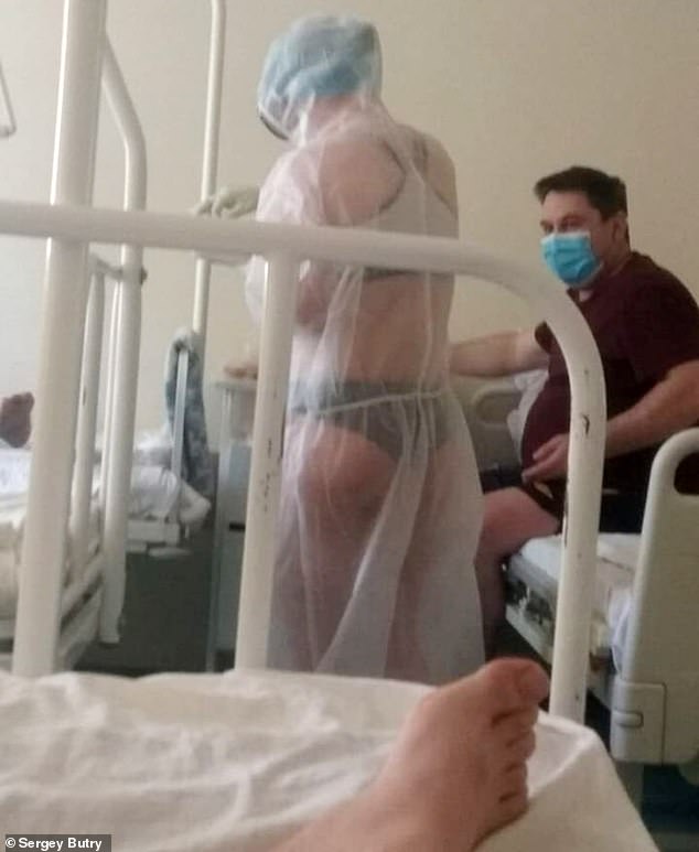 Russian Nurse Is Suspended After Wearing Bikini Under Transparent PPE Gown