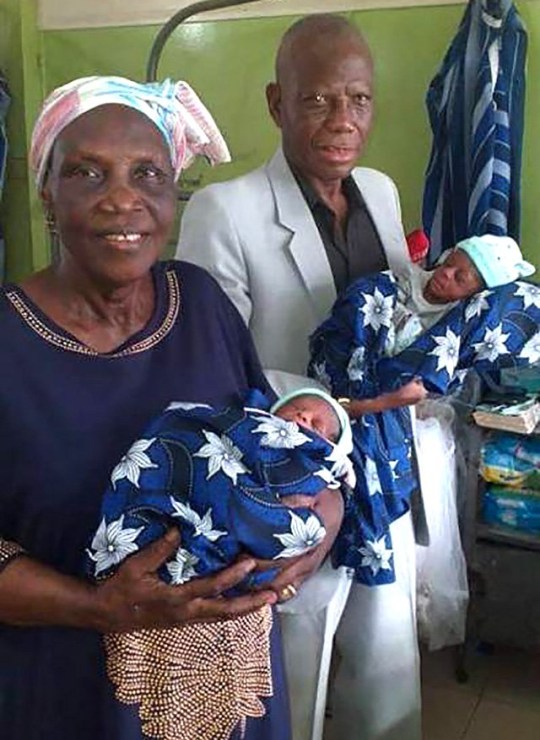 68-Year Old Woman In Nigeria Gives Birth To Twins After 46 Years of Trying