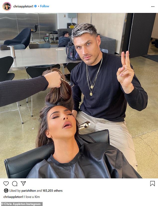 Kim Kardashian Gets Trolled by Hairdresser For Falling Asleep in Chair Mid-Glam Session