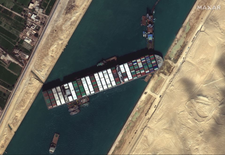 Finally! Giant Ever Given Ship Stuck At Egypt's Suez Canal For A Week Floats Again