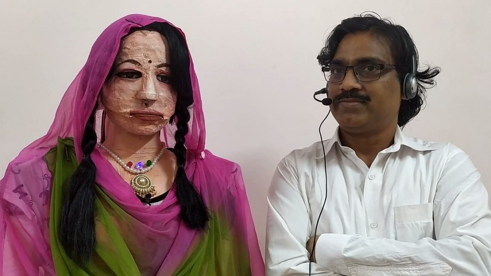 Indian Teacher Creates Human-like Robot That Can Speak 38 Languages