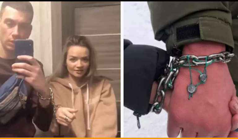 Ukrainian Couple Tested Their Love by Chaining Themselves Together for 3 Months