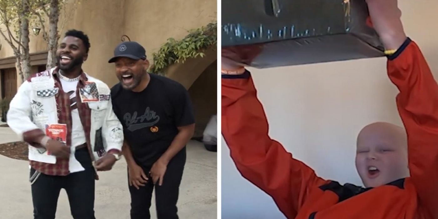 Will Smith and Jason Derulo Surprises Cancer Patient with a PS5